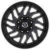 20" TIS 544BM 2.0 Gloss Black w/ Milled Accents 20x10 Wheel 8x180 -20mm Rim