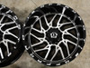 20" TIS 544MB Gloss Black w/Machined Face 20x10 Wheel 6x135 6x5.50 -20mm Rim