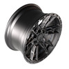 20" 4PLAY 4PS20 Satin Black 20x9 5x5 5x5.5 -6mm Wheels For Jeep Dodge Ram Rim