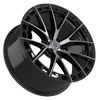 Set 4 22" TIS Motorsports 504MB Machined & Black 22x10 Wheels 6x5.5 Rims 24mm