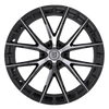 22" TIS Motorsports 504MB Machined & Black 22x10 Wheel 6x135 +24mm Rim