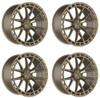 Set 4 22" TIS Motorsports 504BZ Bright Satin Bronze 22x10 Wheels 6x5.5 Rims 24mm