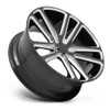 DUB 1PC S255 Flex 22x9.5 6x135 Gloss Black Milled Wheel 22" 30mm Rim