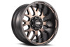 Set 4 20" Grid Offroad GD02 20x9 5x5 5x5.5 0mm Wheels Matte Black Dark Tint Rims