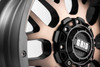 Set 4 20" Grid Offroad GD02 20x9 5x5 5x5.5 0mm Wheels Matte Black Dark Tint Rims