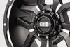17" Grid Offroad GD07 17x9 5x5 5x5.5 15mm Wheel Matte Black Milled Truck Rim