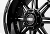 18" Grid Offroad GD10 18x9 5x150 -12mm Wheel Gloss Black Milled For Toyota Rim