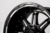 18" Grid Offroad GD10 18x9 6x135 6x5.5 -12mm Wheel Gloss Black Milled Rim