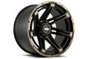 Set 4 20" Grid Offroad GD12 20x9 6x135 6x5.5 15mm Wheels DDT Matte Black Lip Rim