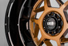 20" Grid Offroad GD14 20x9 5x5 5x5.5 0mm Wheel Gloss Bronze Black Lip Truck Rim