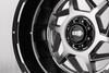 Set 4 20" Grid Offroad GD14 20x9 6x135 6x5.5 0mm Matte Anthracite Black Lip Rims