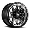 Set 4 20" Grid Offroad GD15 20x9 5x150 0mm Wheels Gloss Black Milled Rims