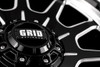 Set 4 20" Grid Offroad GD15 20x9 5x150 0mm Wheels Gloss Black Milled Rims