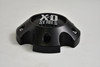 XD Series Black Matte/w Chrome logo Center Cap Hub Cap S057L120-H34-S1 4.750"