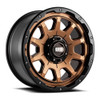 20" Grid Offroad GD15 20x9 6x135 6x5.5 0mm Wheel Matte Bronze Black Lip Rim