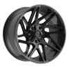 20" Gear Off Road 777B Vortex Gloss Black 20x10 5x5 5x5.5 -19mm For Jeep Dodge
