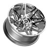 Set 4 20" Gear Off Road 777C Vortex 20x9 8x170 00mm Wheels Chrome Plated Rims