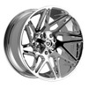 20" Gear Off Road 777C Vortex Chrome Plated 20x9 5x5 5x5.5 00mm For Jeep Dodge