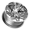 20" Gear Off Road 777C Vortex Chrome Plated 20x9 5x5 5x5.5 00mm For Jeep Dodge