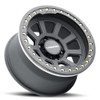 17" Vision Beadlock 350 Ojos Satin Black 17x9 8x6.5 -40mm Lifted Truck Rim