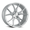 Set 4 18" Dolce Performance Element 18x8.5 5x120 35mm Gloss Silver Machined Rims