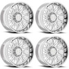 Set 4 20" Hostile H143 Rampage 20x10 8x180 -19mm Armor Plated Lifted Truck Rims