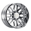 22" Hostile H120 Vulcan 22x10 8x6.5 -25mm Wheel Armor Plated Lifted Truck Rim