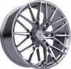 Set 4 24" TIS Motorsports 506C 24x10 6x5.5 24mm Wheels Chrome Plated Rims