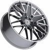 Set 4 24" TIS Motorsports 506C 24x10 6x135 24mm Wheels Chrome Plated Rims