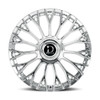 Set 4 22" Dolce Luxury Roma 22x9 5x115 5x120 15mm Chrome w Floating Cap Wheels