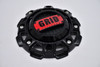Grid Offroad Gloss Black Red Logo Wheel Center Cap GDN-56-CAP GD14 GD15 5/6 Lug
