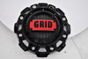 Grid Offroad Gloss Black Red Logo Wheel Center Cap GDN-56-CAP GD14 GD15 5/6 Lug