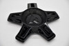 Fittipaldi 5 lug Gloss Black Wheel Center Cap Snap I Floating Logo CAP-FH-BB23