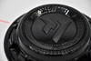 Fittipaldi Gloss Black Floating Logo 5/6 Lug Wheel Center Cap CAP-FORC-6-BB24F
