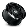 Set 4 22" Dolce Trento 22x10.5 5x5 5x130 42mm Glossy Black Floating Cap Wheels