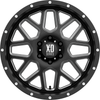 XD XD820 Grenade 18x9 5x5.5 Satin Black Milled Wheel 18" -12mm Rim Lifted