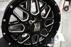 XD XD820 Grenade 18x9 5x5.5 Satin Black Milled Wheel 18" -12mm Rim Lifted