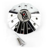 KMC XD778 Monster Chrome Wheel Center Cap 846L215 Chrome Red Logo