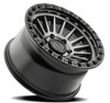 20" Arena Mesa 20x9 5x5 0mm Wheel Satin Gun Metal Center Satin Black Lip Rim