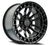 Set 4 17" Arena Recon 17x9 6x135 1mm Satin Black Wheels For Ford Lincoln Rims