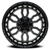 Set 4 17" Arena Recon 17x9 6x135 1mm Satin Black Wheels For Ford Lincoln Rims