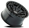 Set 4 17" Arena Recon 17x9 6x135 1mm Satin Black Wheels For Ford Lincoln Rims