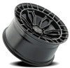 Set 4 22" Arena Recon 22x9.5 6x135 20mm Glossy Black Center Machined DDT Lip Rim