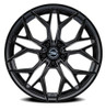 Set 4 22" Select Syndicate Satin Black 22x11 Wheels 5x112  40mm Rims