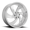 24" US Mag 1PC U132 Desperado 24x9 6x5.5 Chrome Right Wheel 25mm Rim For Chevy
