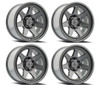 Set 4 20" Arena Ridge 20x9 6x5.5 0mm Satin Gun Metal Wheels Truck Suv Rims