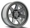 Set 4 17" Arena Ridge 17x8.5 5x5 0mm Satin Gun Metal Wheels For Jeep Truck Rims