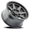 Set 4 17" Arena Ridge 17x8.5 5x5 0mm Satin Gun Metal Wheels For Jeep Truck Rims