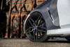 Set 4 19" Select Shadow Glossy Black Brushed DDT 19x8.5 Wheels 5x112  20mm Rims