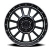 Set 4 17" Arena Ammo 17x9 6x135 0mm Satin Black Wheels For Ford Lincoln Rims